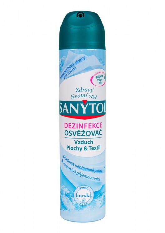 Sanytol dez.spray 300ml Horská vůně | Čistící, dezinf.prostř., dezodoranty - Osvěžovač vzduchu - Spreje a pumpičky